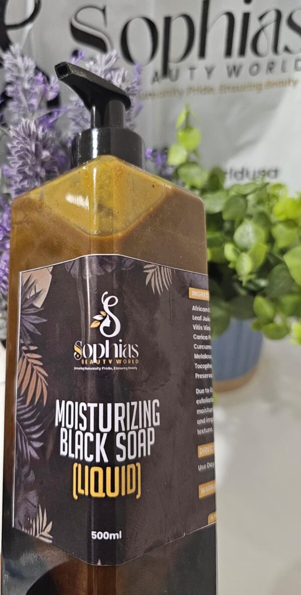 Sophias' Moisturizing Black Soap
